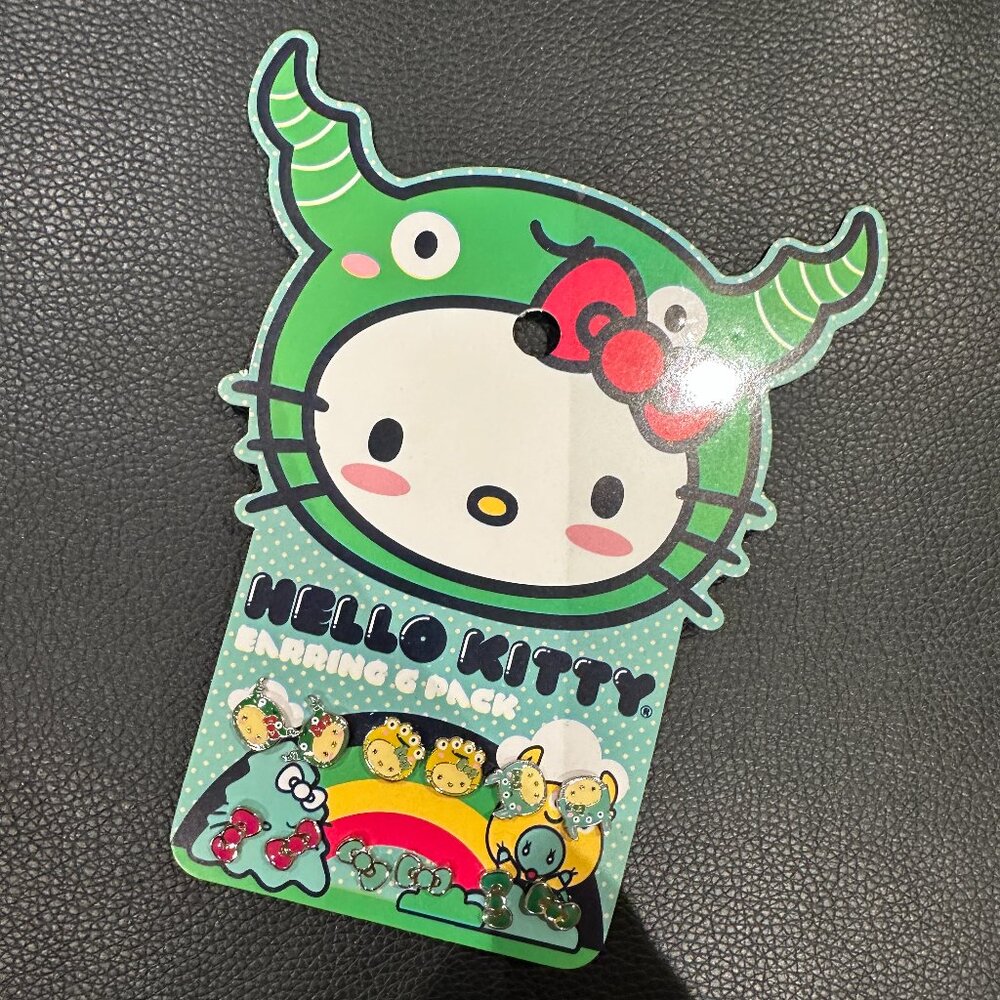 Loungefly Hello Kitty Stud Earrings - 6 Pairs